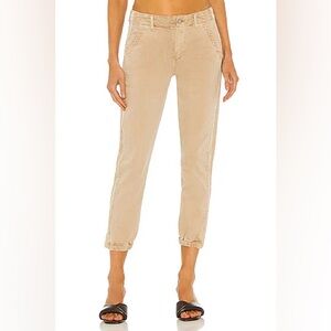 PAIGE | Cropped Jeans/Joggers | Tan | Size 28